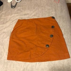 Rustic brown skirt from Francescas.